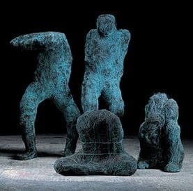 침묵속의 욕망 · 구리선 _등신대 · 170cm(h) · 1991-1992 · a silent desire