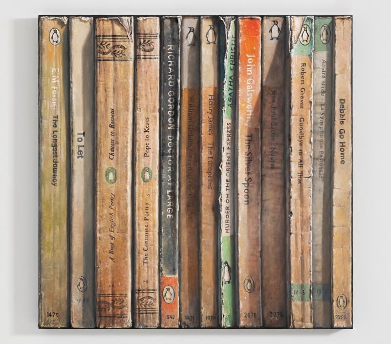 Penguin_Books · Oil on canvas · 120x120cm · 2019 · Penguin_Books · Oil on canvas