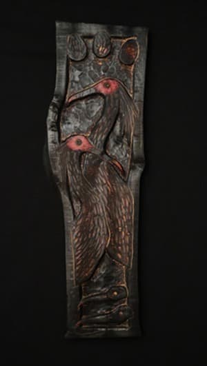 사라지는 것들에 대하여 · Mixed Media on Wood · 92x31cm · 2019 · Mixed Media on Wood