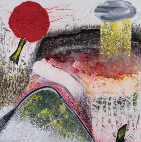 찬란한 아침 · Mixed media on canvas · 200x200cm · 2002 · Mixed media on canvas