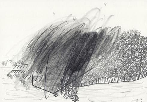 우아한 노력_45 · 종이에 연필 · 21×29.7cm · 2007