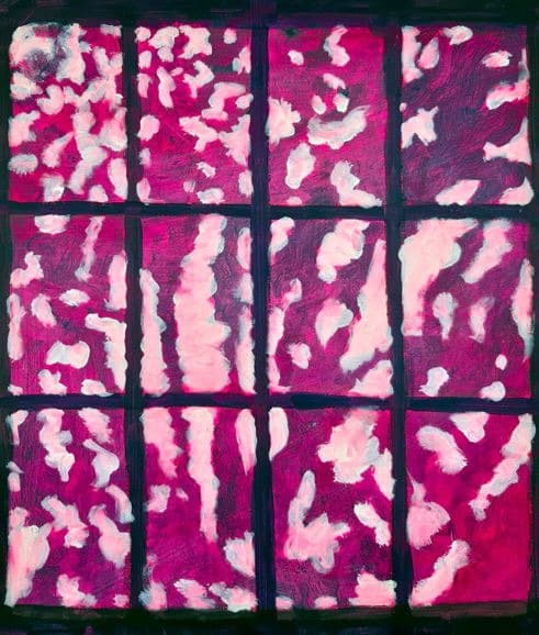 무지개가 떨어지는 곳 · 캔버스에 아크릴채색 · 53×45.5cm · 2019