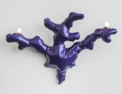 Sconce · Resin, Automotive paint · 52.1 x 73 x 15.2 cm · 2015 · Sconce · Resin, Automotive paint