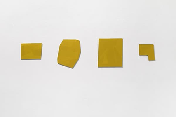 Imi Knoebel, Element M.1 · Acrylic, aluminum · 35x155x1cm · 2017 · Imi Knoebel, Element M.1 · Acrylic, aluminum