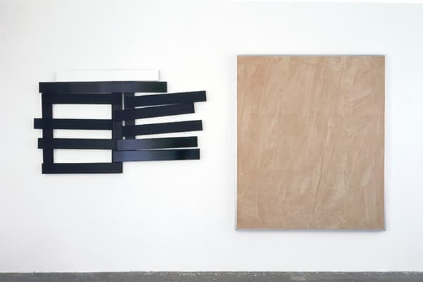 Imi Knoebel, Nach-Leucht-Farbe-Grün · Acrylic, aluminum, color after illumination, tank plate, wood · 197 x 395.6 x 8cm · 2012 · Imi Knoebel, Nach-Leucht-Farbe-Grün · Acrylic, aluminum, color after illumination, tank plate, wood
