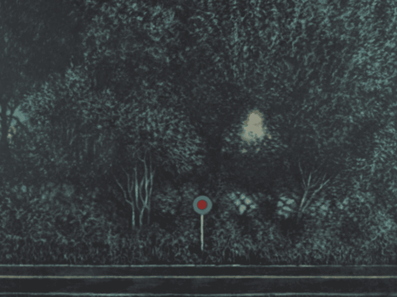 이성경_그림자가 되었을 때 1-4 · 장지에 혼합채색, 혼합재료 · 130×165cm · 2019