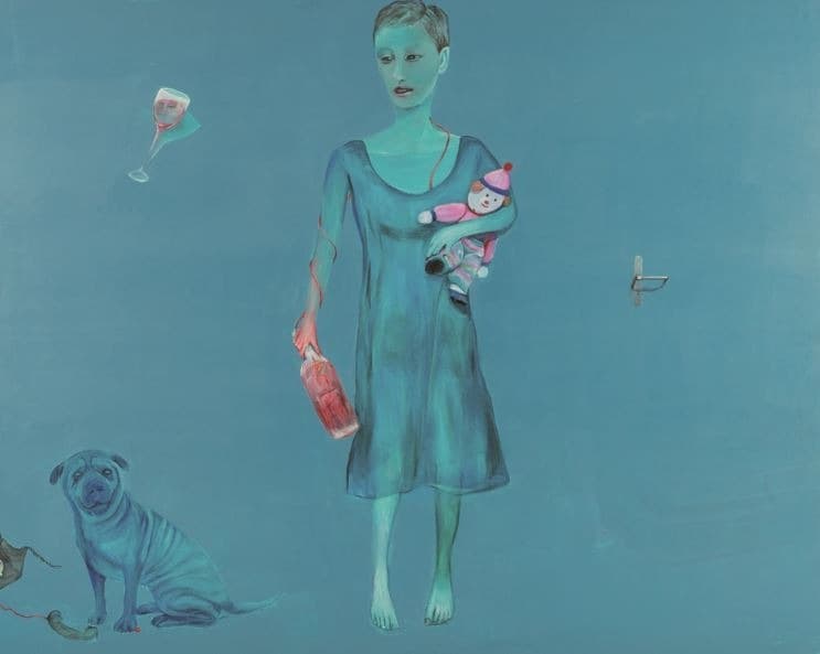가슴엔 네 무게가 남는다 · Acrylic on Canvas · 180 x 280cm · 2006 · Acrylic on Canvas