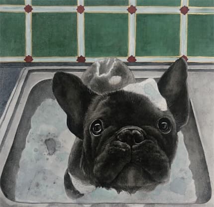 무제 · 장지에 채색 · 30x30cm