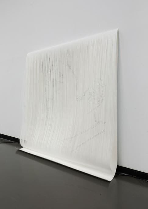 놈 · 종이에 마커, 칼로 자르기 · 135×142cm · 2019 · Nom