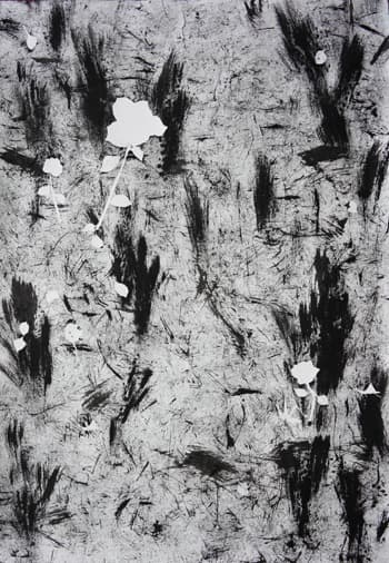 사색 · 한지에 수묵 · 150x210cm