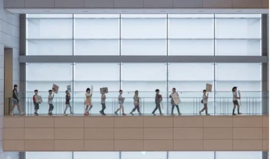피켓 · single channel video_Dimension variable · 2019 · Picket · single channel video_Dimension variable