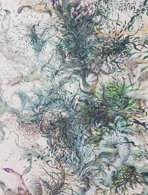 돋아나는 냄새-부분 · 캔버스에 과슈 · 162.2×130.3cm · 2019