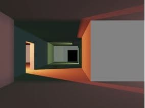 Passage · 3d애니메이션, 액자화된 20인치 모니터 · 2018 · Passage