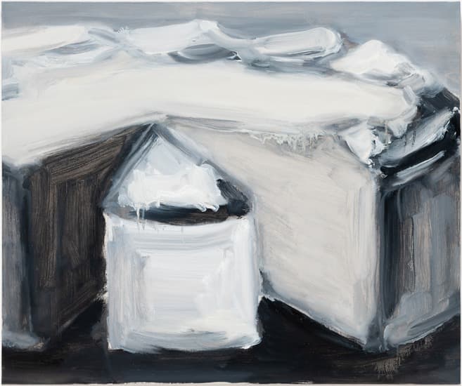 Distribution and Loss · indian ink and acrylic on canvas · 60.5 x 72.7 cm · 2008 · Distribution and Loss · indian ink and acrylic on canvas