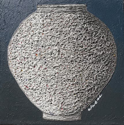 순환5 · Mixed Media · 32x32cm · 2019 · Circle · Mixed Media
