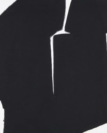 黙吟(Poetry with Silence)19-03-30 · Chinese Ink and Silica Sand on Korean Paper mounted on Canvas · 91x72cm · 2019 · Poetry with Silence19-03-30 · Chinese Ink and Silica Sand on Korean Paper mounted on Canvas