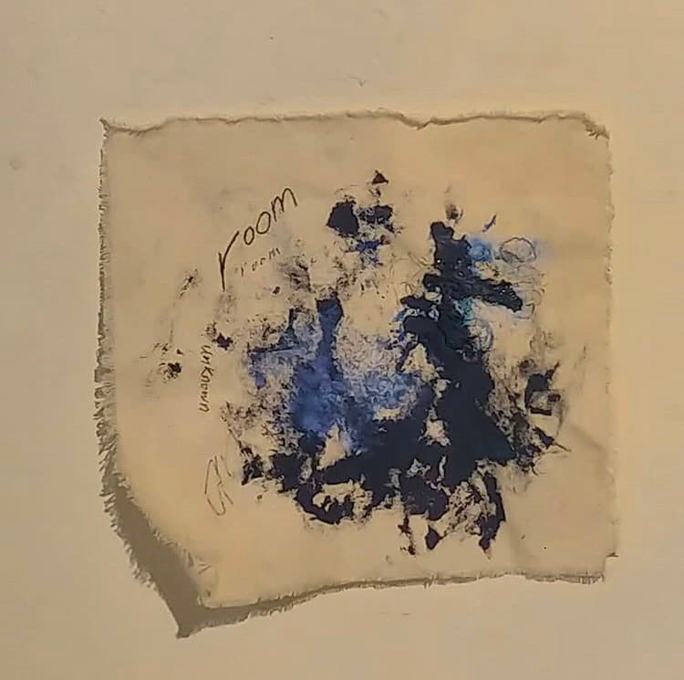 전다빈 <0의 순간#3> · 캔버스천에 혼합재료 · 30x30cm · 2019