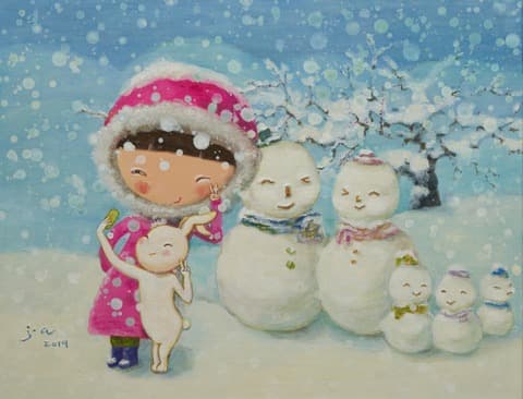 올겨울 · Acrylic on Canvas · 53x40.5cm · 2019 · This winter · Acrylic on Canvas