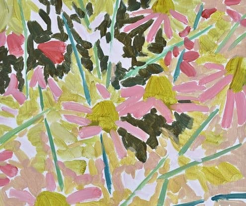 서른세송이 · 캔버스에 아크릴채색 · 40×46.8cm · 2019 · thirty-three