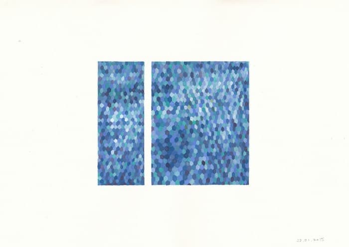 Reykjavik 22012 · Acrylic on canvas · 21×29.5cm · 2015 · Reykjavik 22012 · Acrylic on canvas