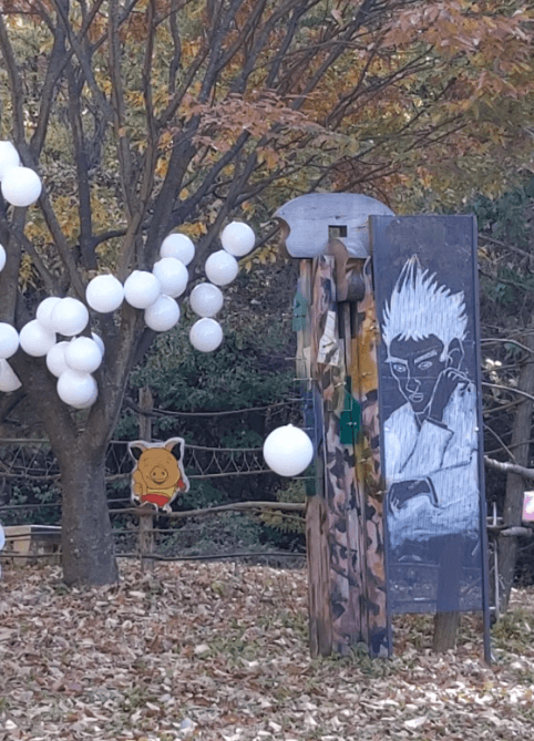 <1000개 풍선  캐리커쳐 展> 전시전경 · Exhibition view
