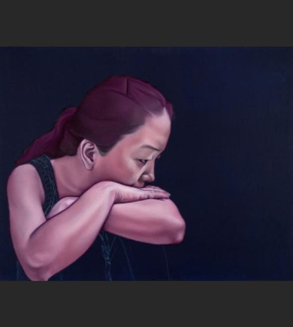 김성수_멜랑꼴리 · oil on canvas · 130x162cm · 2018 · Melancholy · oil on canvas