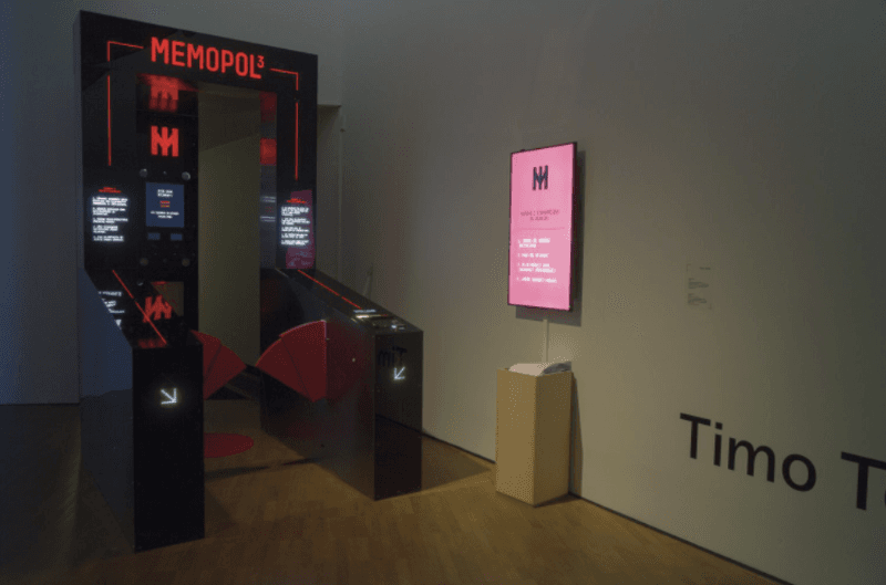 Timo Toots_Memopol-3 · Interactive installation · 2018-2019 · Timo Toots_Memopol-3 · Interactive installation