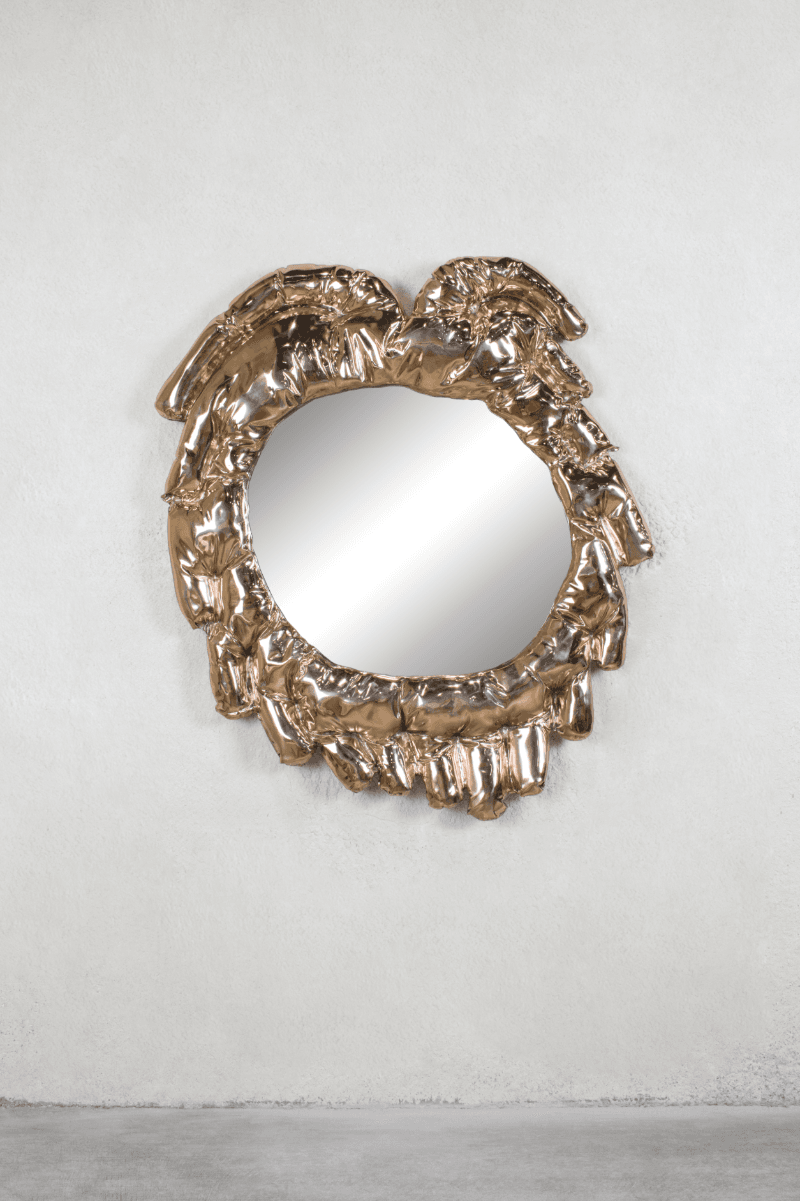 Rasta · Mirror-polished bronze · 140 x 119 x 16.5 cm · 2017 · Rasta · Mirror-polished bronze