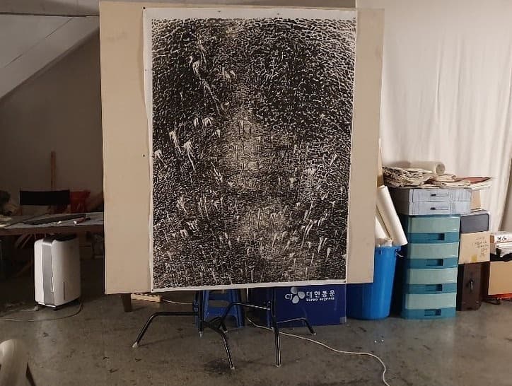 <雨, 사라진 후> 전시 자료 일부 · Installation view