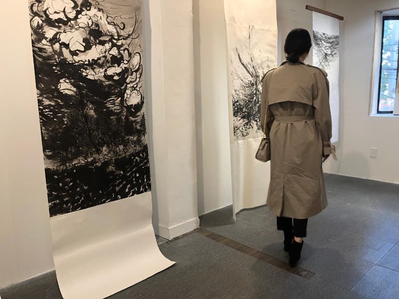 <雨, 사라진 후> 전시 자료 일부 · Installation view