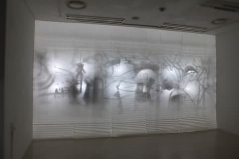 권효정 - 일팔주마등 · 혼합재료 · 가변사이즈 · 2019 · 18 revolving lanterns · mixed material