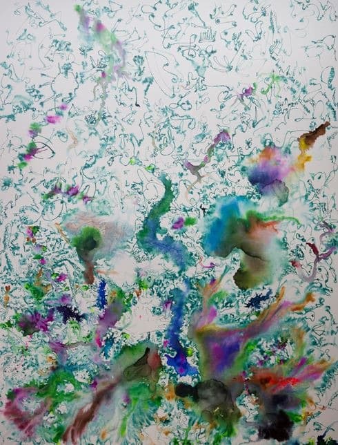 라멜라 양 · 캔버스에 잉크, 아크릴채색 · 245×183.6cm · 2019 · Miss Lamella · Ink on Canvas, Acrylic