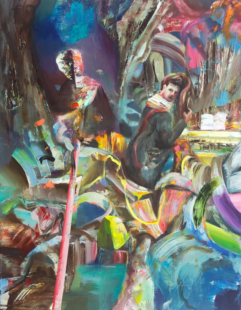 바늘섬 · oil on canvas · 116.8x91cm · 2019 · Neddle Island · oil on canvas