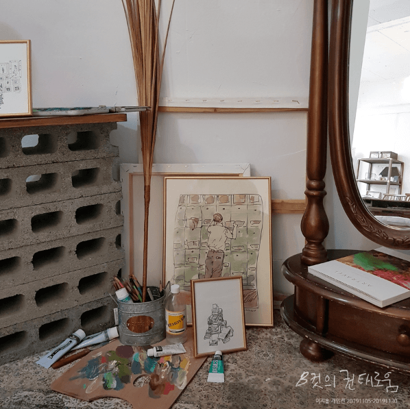 <이지홍 : B컷의 권태로움> 전시전경 · Exhibition view