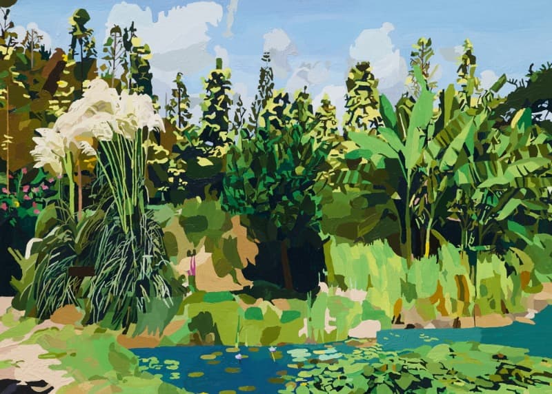 청산수목원 · Acrylic on Canvas · 72.7 x 53cm · 2019 · Chungsan Greenpark · Acrylic on Canvas