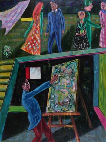 여름휴가(작업실) · Oil on Canvas · 259.1x193.9cm · 2019 · Summer Vacation(Studio) · Oil on Canvas