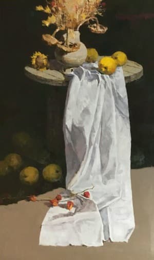 가을이야기 · Oil on Canvas · 130.3x80.3cm · Autumn story · Oil on Canvas