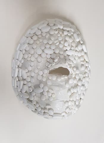 Silence 1 · Plaster, Mixed Media · 40x40cm · Silence 1 · Plaster, Mixed Media