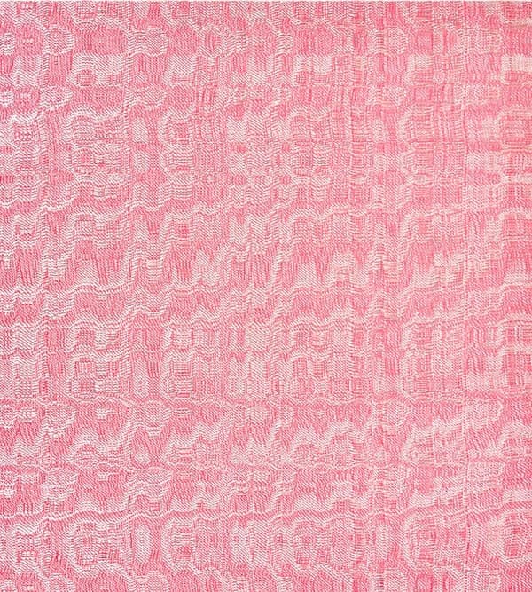 Paramnesia illusion of memory (기시감)_002 · rainbow yarn, Poly yarn, Dobby weaving · 100x110cm · 2019 · Paramnesia illusion of memory (기시감)_002 · rainbow yarn, Poly yarn, Dobby weaving