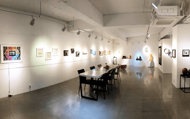 <2019 가온누리 예술연구회 창립 기념전> 전시전경 · Exhibition view