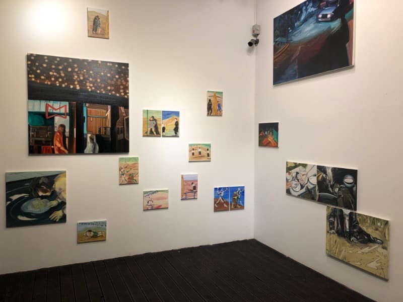 <네가나의손을잡으면,> 전시전경 · Installation view
