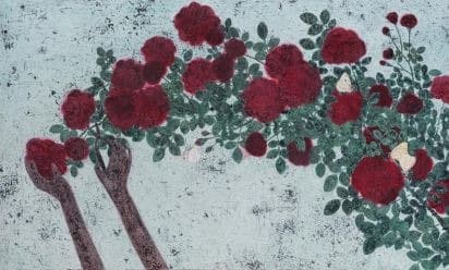 그냥 삶 · 캔버스에 혼합재료 · 97 x 162.5 cm · 2017-2019 · just life · mixed materials on canvas