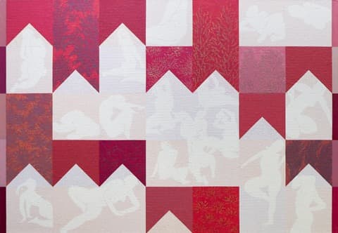 Her Movement 2 · Acrylic on Linen · 80.3x116.8cm · 2018 · Her Movement 2 · Acrylic on Linen
