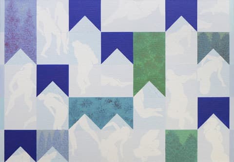 Her Movement 3 · Acrylic on Linen · 80.3x116.8cm · 2018 · Her Movement 3 · Acrylic on Linen