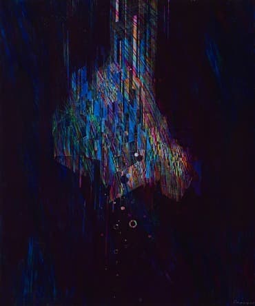 Light · Mixed Media on Panel · 73x61cm · 2018 · Light · Mixed Media on Panel