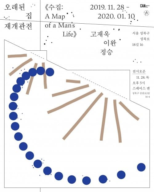 수집: A Map of a Man’s Life 전시 포스터
