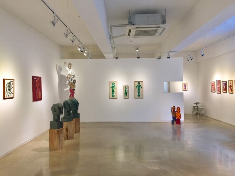 <서용선의 머리_갈등> 전시전경 · Exhibition view