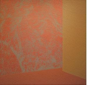 by degrees · scenes,acrylic gouache,gel on modelling made canvas · 100x100cm · 2017 · by degrees · scenes,acrylic gouache,gel on modelling made canvas