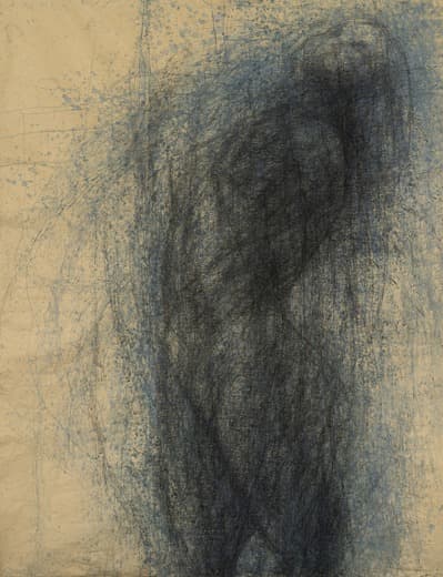 인물(에오르디케)4 · 종이에 혼합재료 · 180x240cm · Eurydike4 · mixed materials on paper