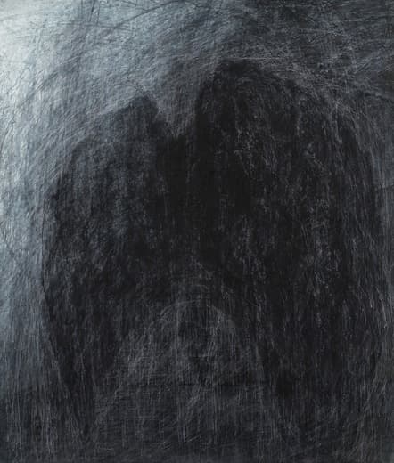 심장4-1 · 종이에 혼합재료 · 20x160cm · Heart4-1 · mixed materials on paper